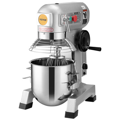 Commercial Food Mixer 18.7L 3-Speed Stand Dough Mixer 1100W for Restaurant