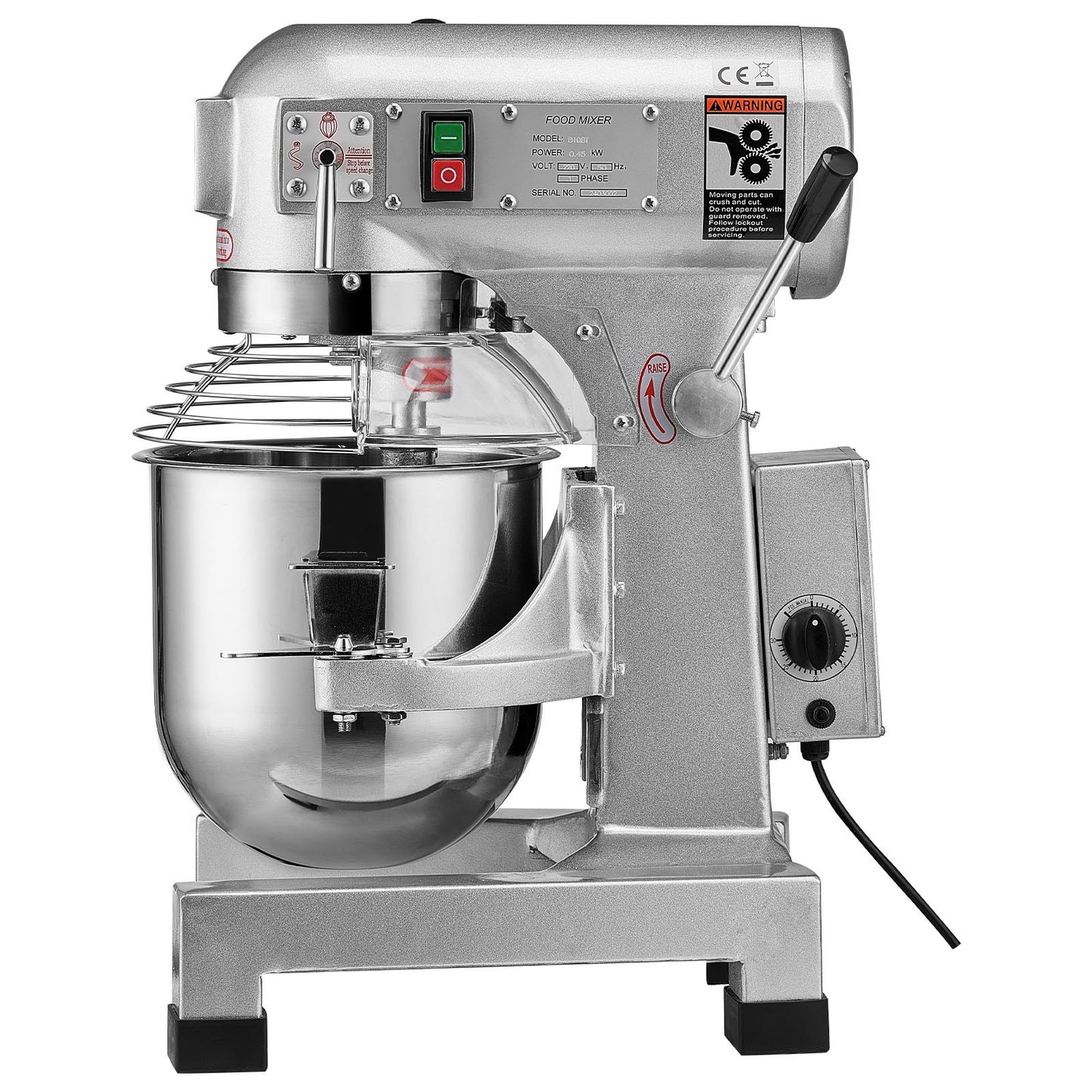 Commercial Food Mixer 28.5L 3-Speed Stand Dough Mixer 1100W for Restaurant