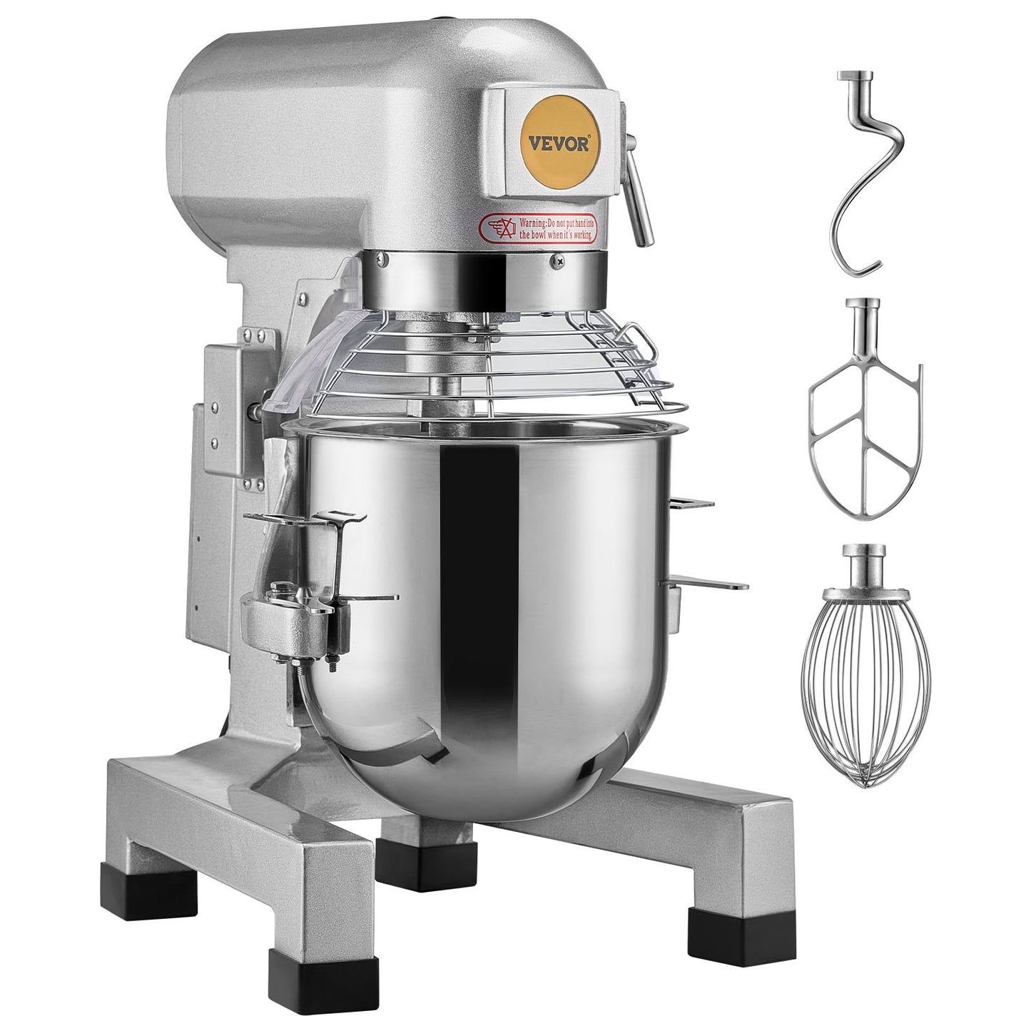 Commercial Food Mixer 28.5L 3-Speed Stand Dough Mixer 1100W for Restaurant
