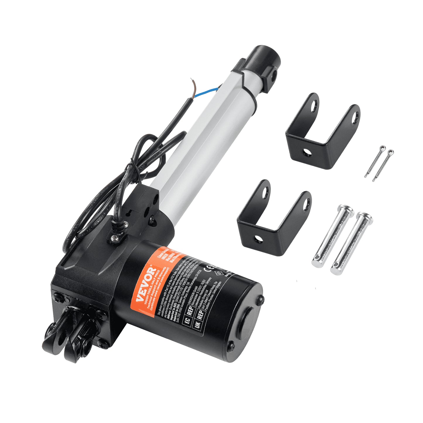 Linearantrieb 12 V 6 Zoll Hochleistungs 1320 lbs/6000 N 0,19 Zoll/s IP44-Schutz