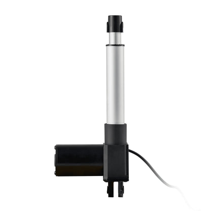 Linear Actuator 12V, 6 Inch Heavy Duty 1320lbs/6000N Linear Actuator, 0.19"/s Linear Motion Actuator with Mounting Bracket & IP44 Protection for Electric Door Industrial Machinery Vessels Cargo