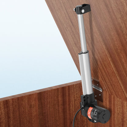 Linear Actuator 12V, 8 Inch Heavy Duty 1320lbs/6000N Linear Actuator, 0.19"/s Linear Motion Actuator with Mounting Bracket & IP44 Protection for Electric Door Industrial Machinery Vessels Cargo