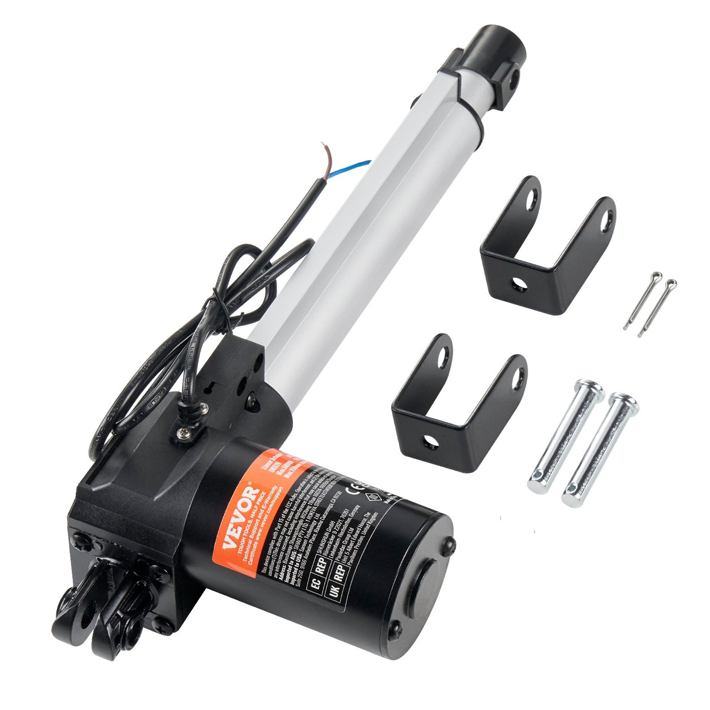 Linearantrieb 12 V 8 Zoll Hochleistungs 1320 lbs/6000 N 0,19 Zoll/s IP44-Schutz