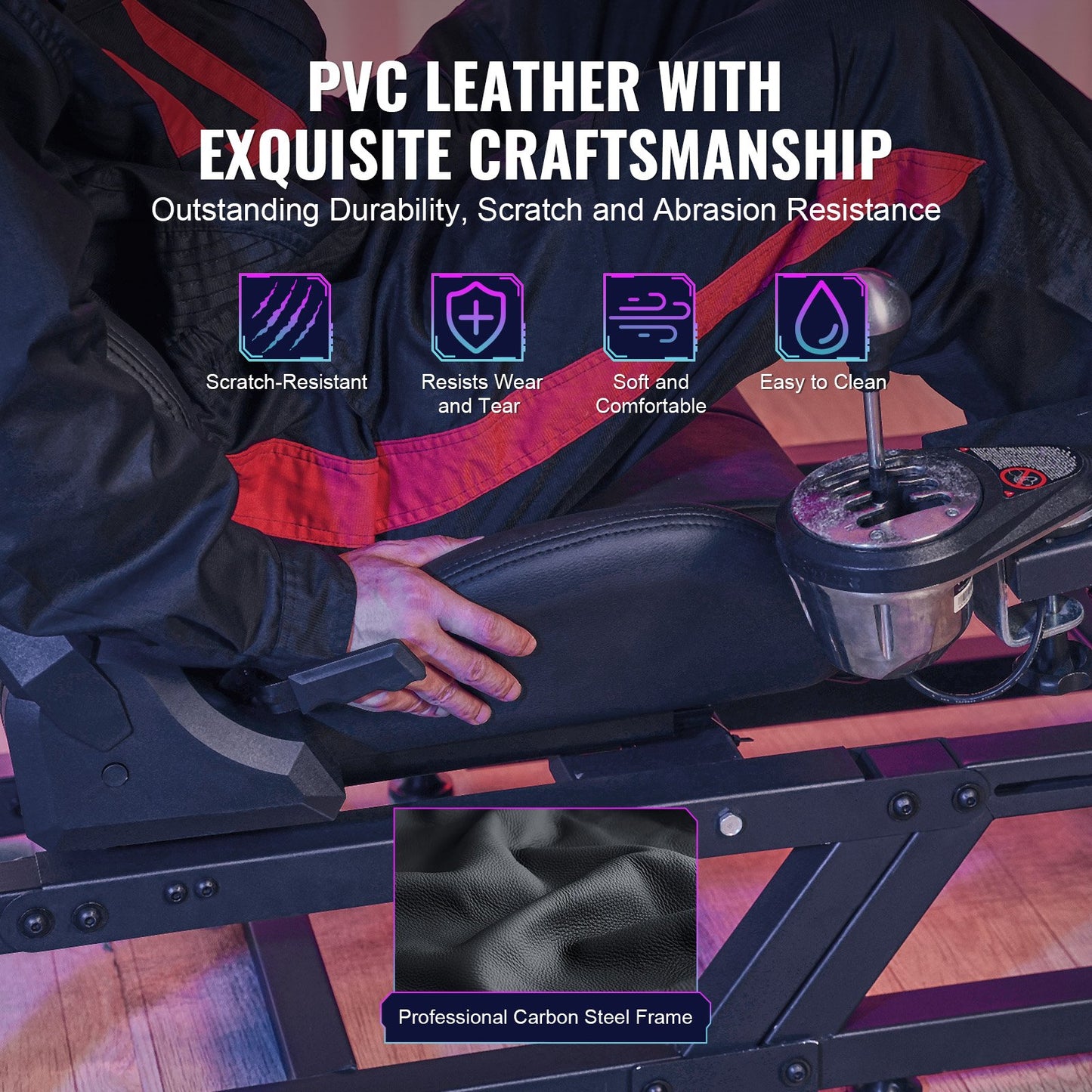 Heavy Duty Racing Wheel Stand för Logitech G923/G920/G29 Max330LBS Compact