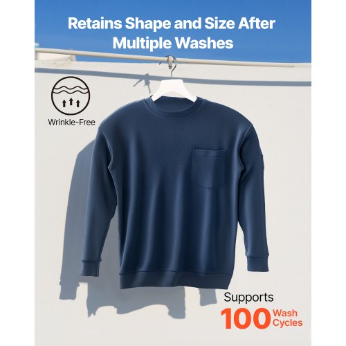 FR Skjortor, Flamskyddande Långärmade Kläder Lätt 7 oz Andningsbar Bomull, Herr Flamhämmande Arbetsskjorta med Förkrympbehandling och Ficka, För Svetsare, Elektriker, Marinblå 2XL |  EU