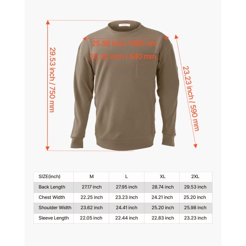 FR Skjortor, Flamskyddande Långärmade Kläder Lätt 7 oz Andningsbar Bomull, Herr Flamhämmande Arbetsskjorta med Förkrympbehandling & Ficka, För Svetsare, Elektriker, Grå 2XL |  EU