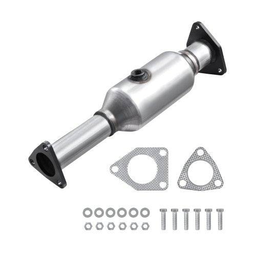Catalytic Converter, Compatible with Honda Accord 2.4L 2003 2004 2005 2006 2007, 2.4L L4 Engine, Rear, Replacement OE 16299, Stainless Steel Material, for Quick Exhaust Gas Purification
