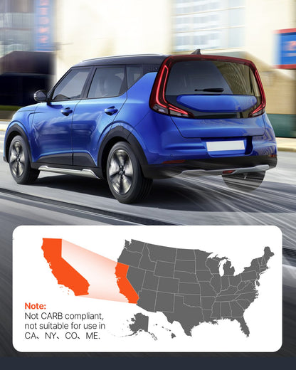 Catalytic Converter, Compatible with Kia Soul Rio/Hyundai Veloster Accent, 1.6L L4, Front, Replacement OE 674-891, 16680, Stainless Steel High Flow Converter, for Exhaust Gas Purification