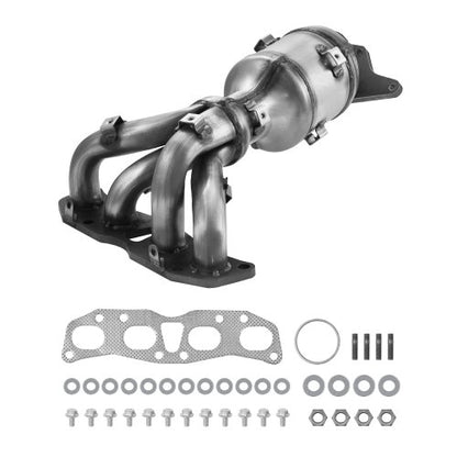 Catalytic Converter, Compatible with Nissan Altima 2007 2008 2009 2010 2011 2012 2013 2.5L L4, Front, Replacement OE 674-933, Stainless Steel High Flow Converter, for Exhaust Gas Purification