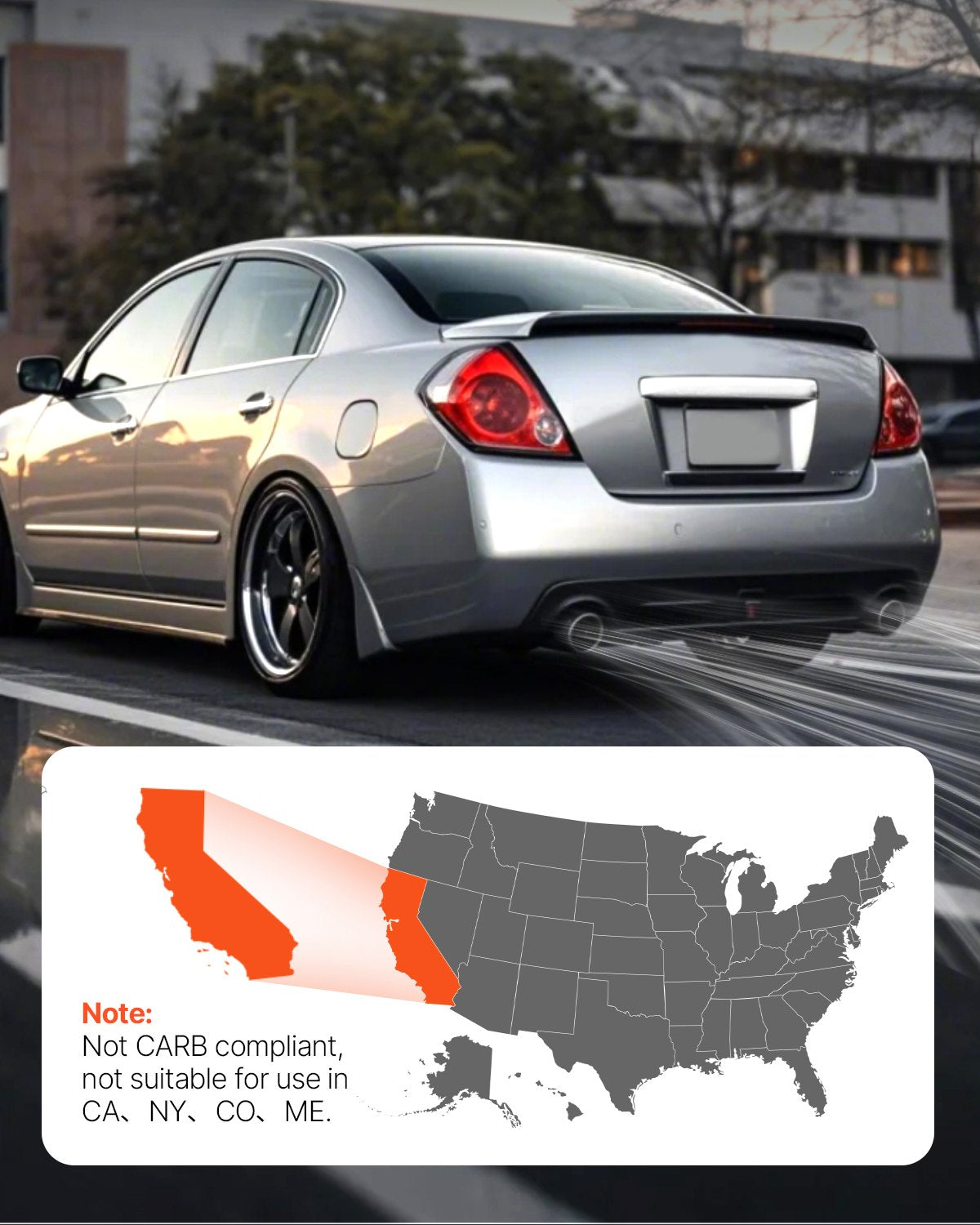 Catalytic Converter, Compatible with Nissan Altima 2007 2008 2009 2010 2011 2012 2013 2.5L L4, Front, Replacement OE 674-933, Stainless Steel High Flow Converter, for Exhaust Gas Purification