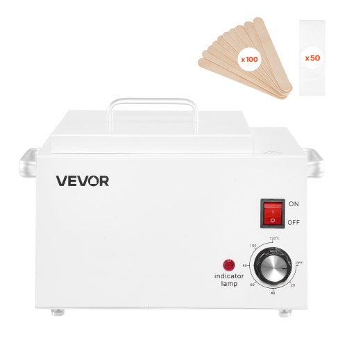Single Wax Warmer, 3000ML 300W Professional Wax Warmer for Hair Removal, 32 ℉ to 248 ℉ Adjustable Electric Waxing Heater Pot with 100PCS Sticks & 50PCS Papers for Home Use, Beauty Salon, Spa