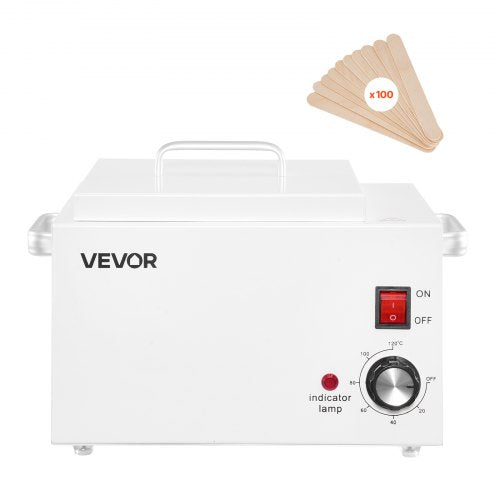 Single Wax Warmer, 3000ML 300W Professional Wax Warmer for Hair Removal, 32 ℉- 248 ℉ Adjustable & Non-Stick Waxing Heater Pot with 100PCS Waxing Sticks for Home Use, Beauty Salon, Spa