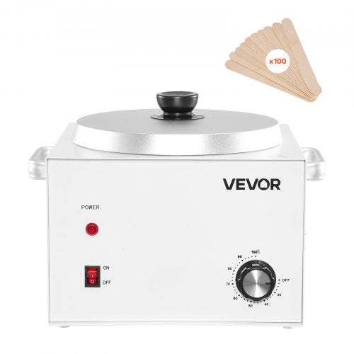 Single Pot Wax Warmer, 3000ML 300W Professional Wax Warmer for Hair Removal, 32 ℉ - 212℉ Adjustable Electric Waxing Heater with 100PCS Waxing Sticks for Home Use, Beauty Salon, Spa