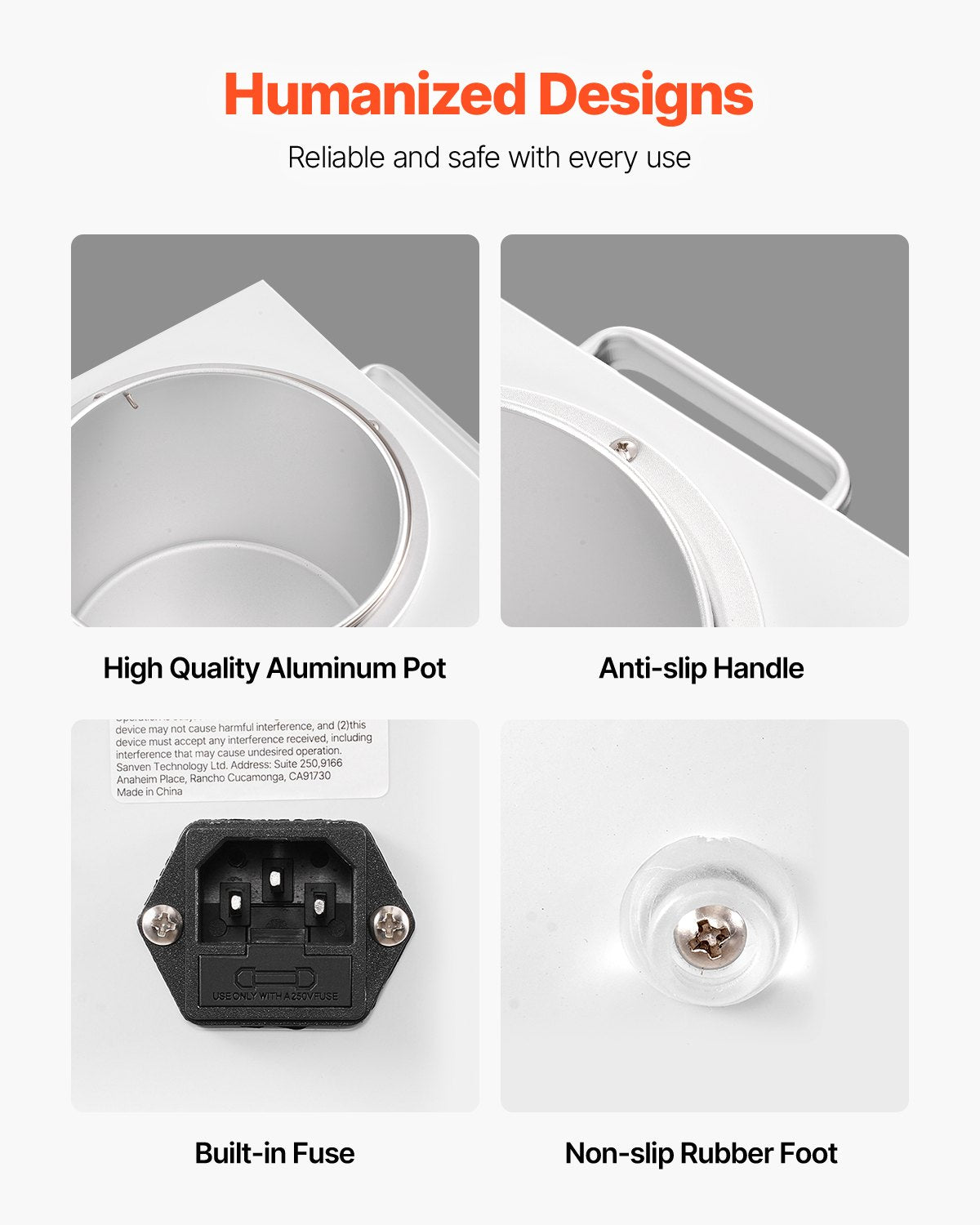 Single Pot Wax Warmer, 3000ML 300W Professional Wax Warmer for Hair Removal, 32 ℉ - 212℉ Adjustable Electric Waxing Heater with 100PCS Waxing Sticks for Home Use, Beauty Salon, Spa