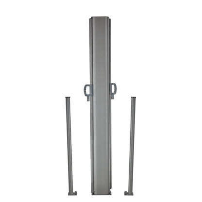 Black Retractable Patio Screen 236 inches in length Office Divider 71 inches in height Retractable Screen Partition Outdoor Retractable Gate Retractable Fence Outdoor Screens for Patio Privacy