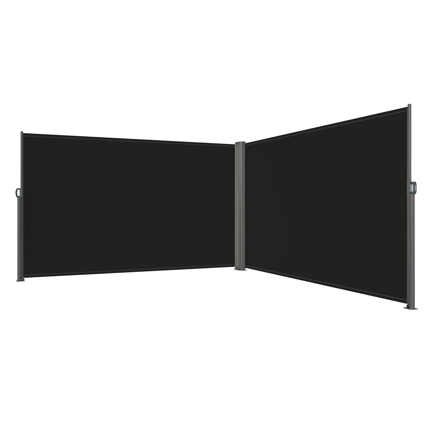 Black Retractable Patio Screen 236 inches in length Office Divider 71 inches in height Retractable Screen Partition Outdoor Retractable Gate Retractable Fence Outdoor Screens for Patio Privacy