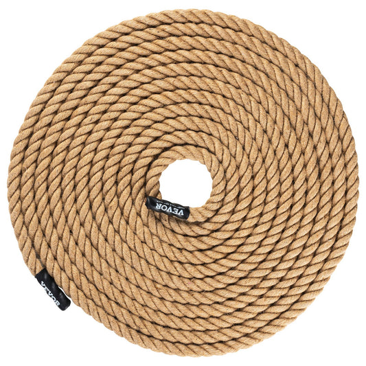 1"x50FT Gym Climbing Rope Fitness Strength Training Rope Home Workout