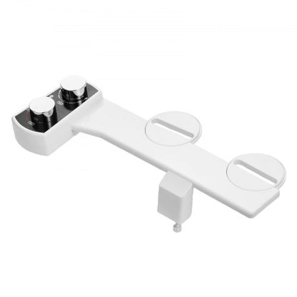 Toilet Bidet Accessories Non-Electric Dual Nozzles Adjustable Pressure