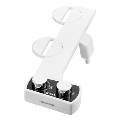 Toilet Bidet Accessories Non-Electric Dual Nozzles Adjustable Pressure