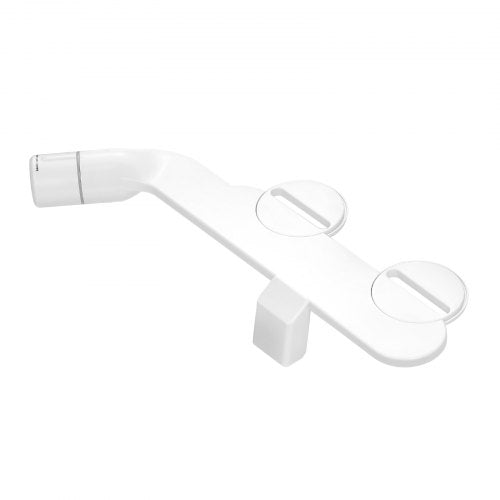 Toilet Bidet Accessories Dual Nozzles Adjustable Pressure Non-Electric
