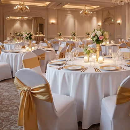 White Stretch Spandex Chair Covers - 30 PCS, Folding Kitchen Chairs Cover, Universal Washable Slipcovers Protector, Removable Chair Seat Covers, for Wedding Party Dining Room Banquet Event