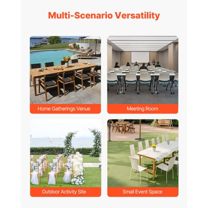 Klappbarer Stuhlwagen für 10 Stühle mit 150 kg Schiebestuhlwagen | EU