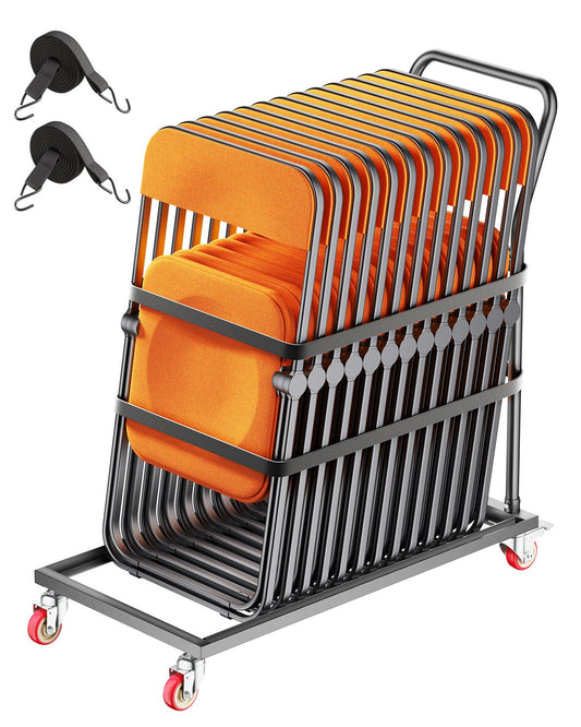 Klappstuhlwagen für 25 Stühle à 300 LBS L-Form vertikal