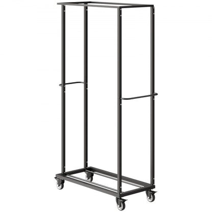 Klappbarer Stuhlwagen für 60 Stühle mit 500 kg Rädern/feststellbaren Rollen | EU