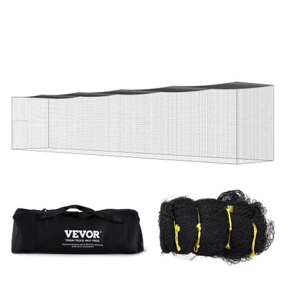 Baseball Batting Netting, Professional Softball Baseball Batting Hitting Training Net, Practice Portable Pitching Cage Net with Door & Carry Bag, Heavy Duty Enclosed PE Netting, 70FT (NET ONLY)
