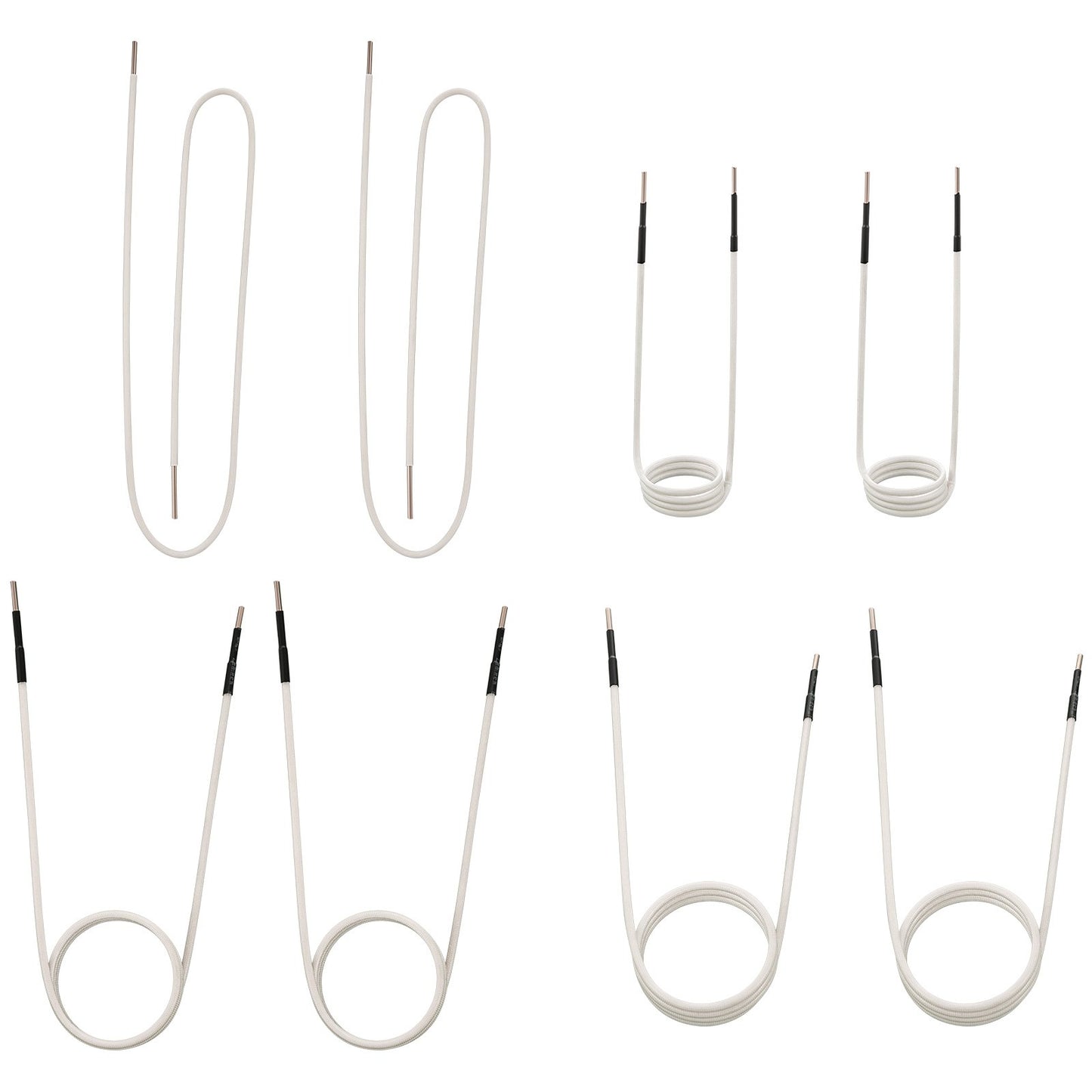 Induktionsheizgerät-Induktionsspulen-Kit, magnetisches Mini-Induktionsheizgerät-Kit, flammenloses Heizzubehör 8-teilig, hitzebeständiges Induktionsheizwerkzeug mit Flexibilität zum Entfernen von rostigen Schrauben und Muttern