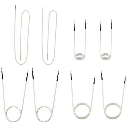 Induktionsheizgerät-Induktionsspulen-Kit, magnetisches Mini-Induktionsheizgerät-Kit, flammenloses Heizzubehör 8-teilig, hitzebeständiges Induktionsheizwerkzeug mit Flexibilität zum Entfernen von rostigen Schrauben und Muttern
