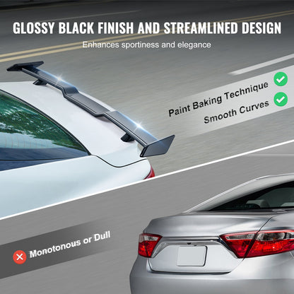 Rear Spoiler 57.9'' GT Style Trunk Wing Compatible with 2018-2023 Camry