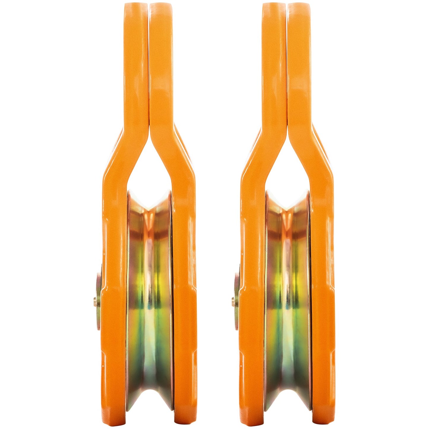 Snatch Block, 11T/25 000 LBS arbetsbelastningsgräns, kraftig vinschremskiva för 0,55"/14 mm syntetiskt rep eller mjuka schacklar, terrängåterställningstillbehör för traktor, lastbil, ATV och UTV, 2 paket