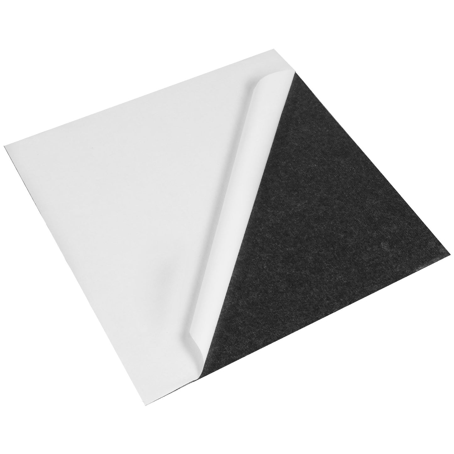 Mattplattor Peel and Stick, 24" x 24" fyrkanter självhäftande matta golvplattor, mjuka vadderade mattor, lättinstallerad DIY för sovrum Vardagsrum inomhus utomhus (15 plattor, kolsvart)