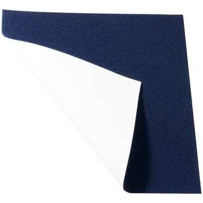 Mattplattor Peel and Stick, 24" x 24" fyrkanter självhäftande matta golvplattor, mjuka vadderade mattor, lättinstallerad DIY för sovrum Vardagsrum inomhus utomhus (15 plattor, mörkblå)