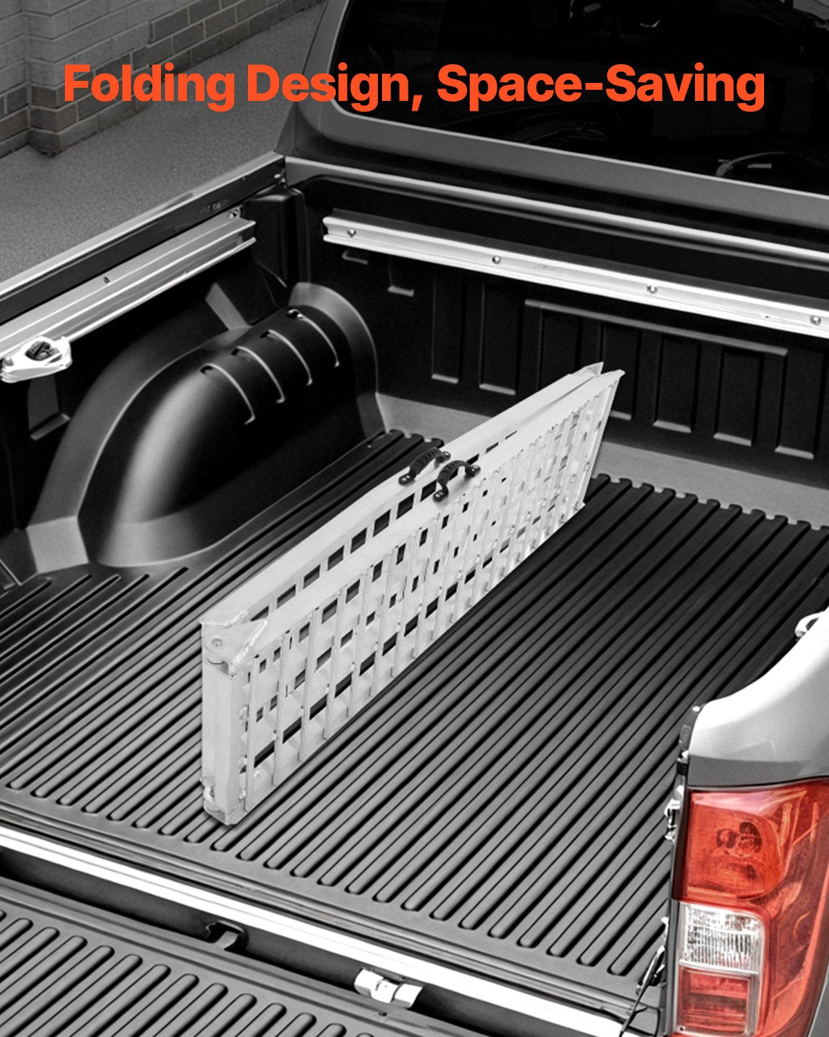 1000 lbs aluminum ramps 1pc Heavy duty loading ramps with handles