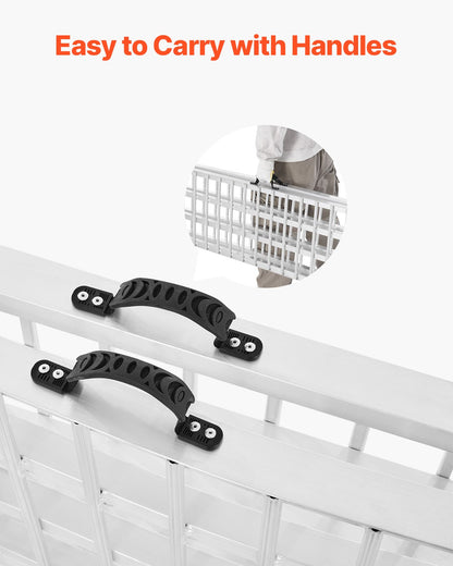 1000 lbs aluminum ramps 1pc Heavy duty loading ramps with handles