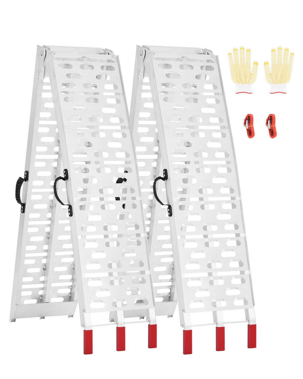 1500 lbs aluminum ramps 2pcs Heavy duty loading ramps with handles