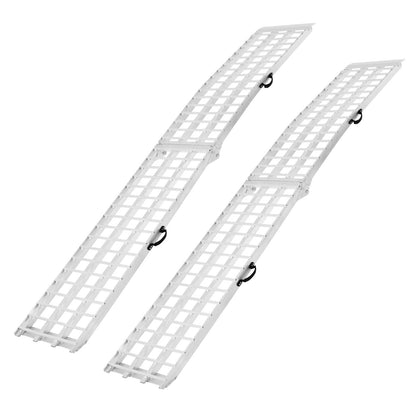 2000 lbs aluminum ramps 2pcs Heavy duty loading ramps with handles