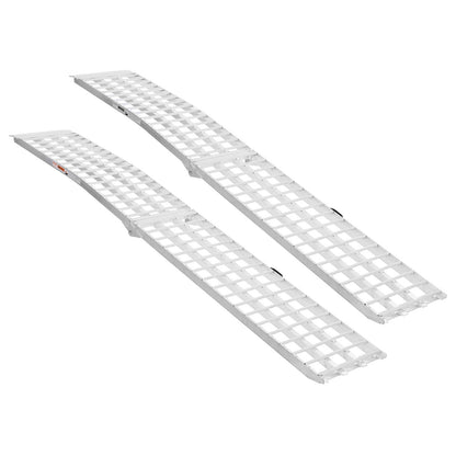 2000 lbs aluminum ramps 2pcs Heavy duty loading ramps with handles