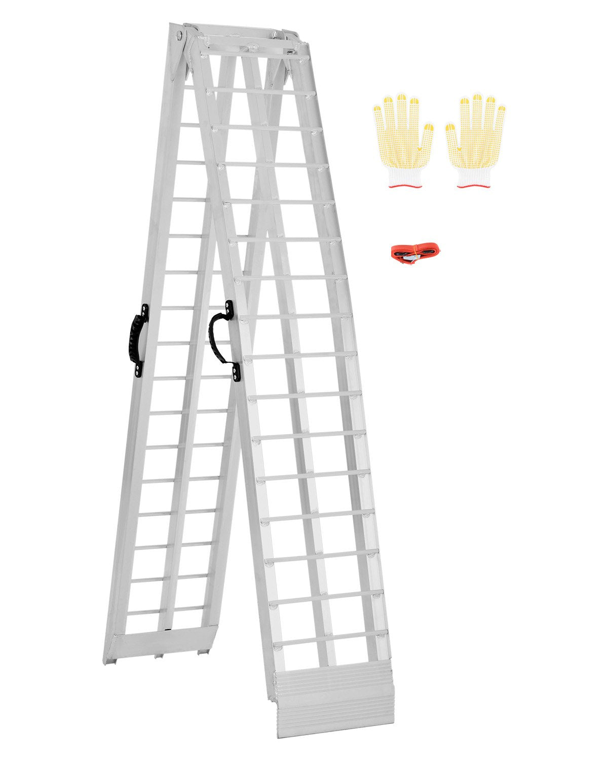 600 lbs aluminum ramps 1 pc Heavy duty loading ramps with handles