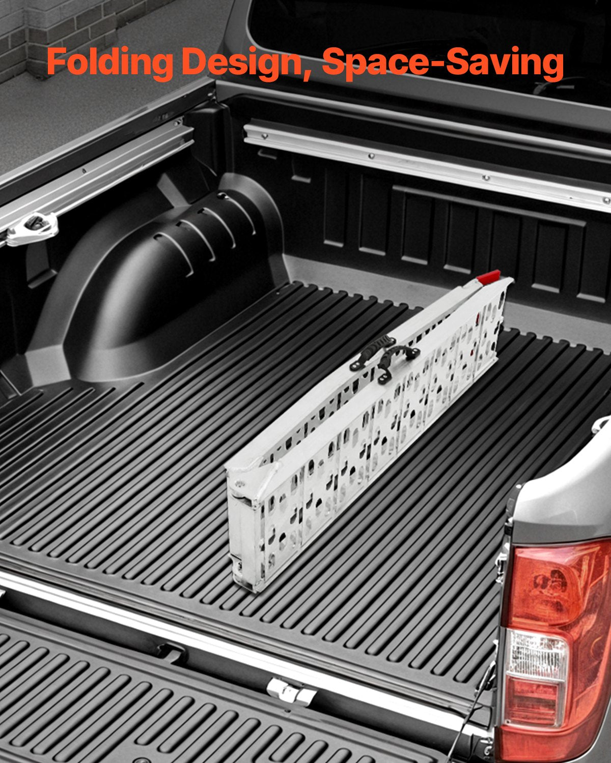 750 lbs aluminum ramps 1 pc Heavy duty loading ramps with handles