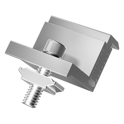 Solarmodul Z-Montagehalterung 35-50 mm verstellbare Halterung Endklemmen 20 Stk.