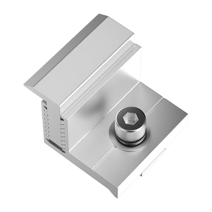 Solarmodul Z-Montagehalterung 35-50 mm verstellbare Halterungsendklemmen 40 Stk.