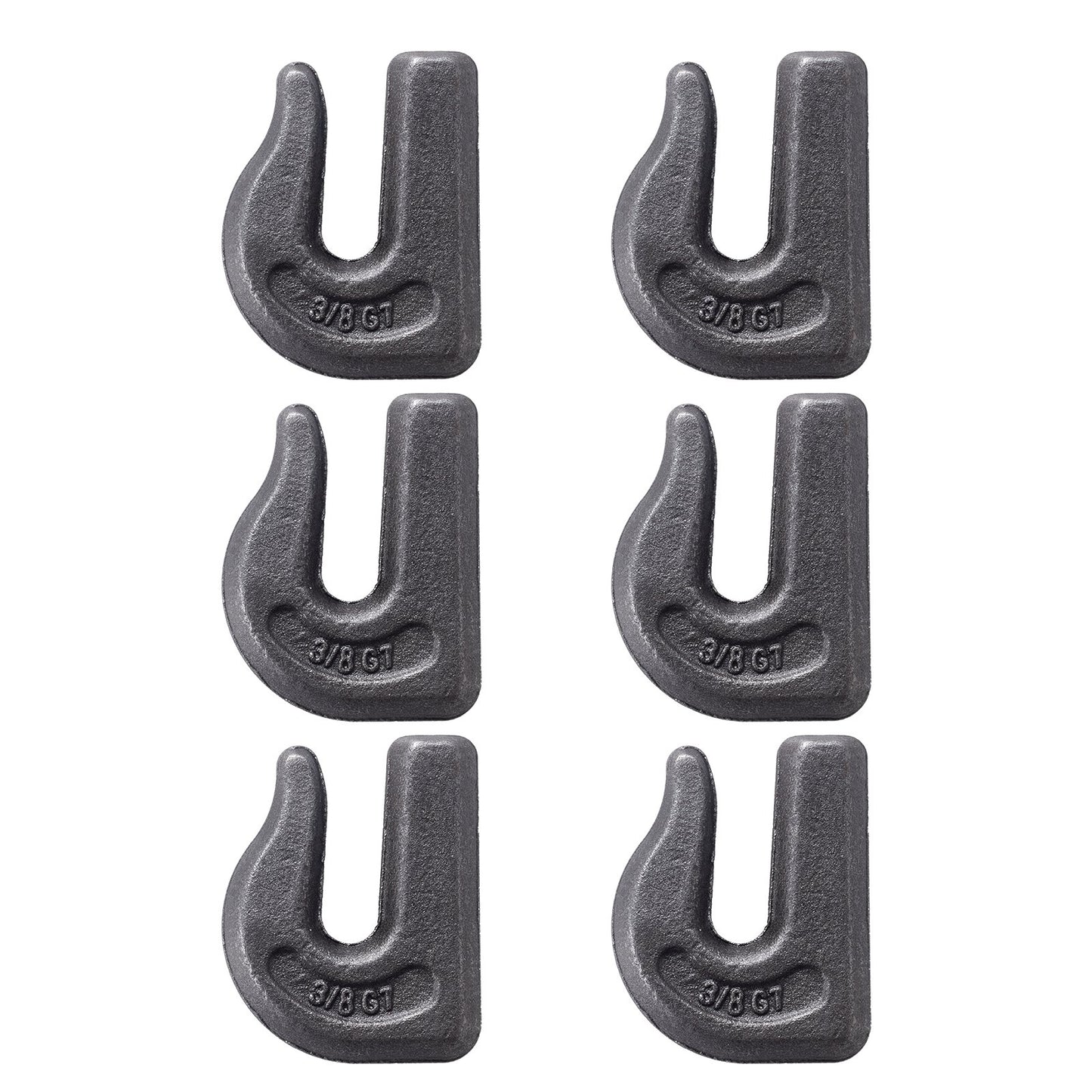Påsvetsade gripkedjekrokar 3/8" dragkrok G70 Traktorkrokar i smidda stål