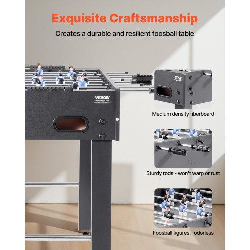 121 cm fotbollsbord i standardstorlek för hemmabruk