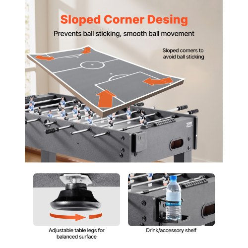 121 cm fotbollsbord i standardstorlek för hemmabruk