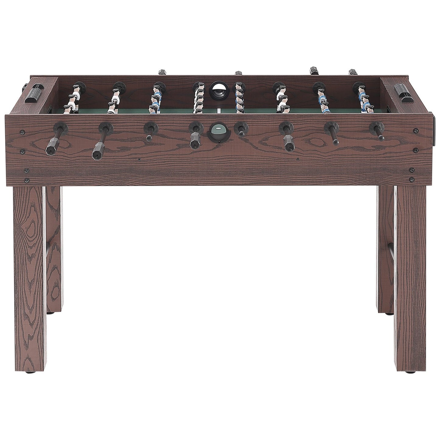 Foosball Table, 55 Inch Standard Size Foosball Table, Full Size Indoor Foosball Table for Home, Family and Game Room, Football with Foosball Table, Includes 4 Balls and 2 Cup Holders