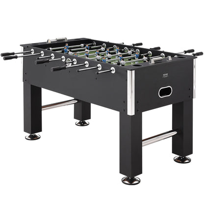 Foosball Table, 55 Inch Standard Size Foosball Table, Full Size Indoor Foosball Table for Home, Family and Game Room, Football with Foosball Table, Includes 4 Balls and 4 Cup Holders