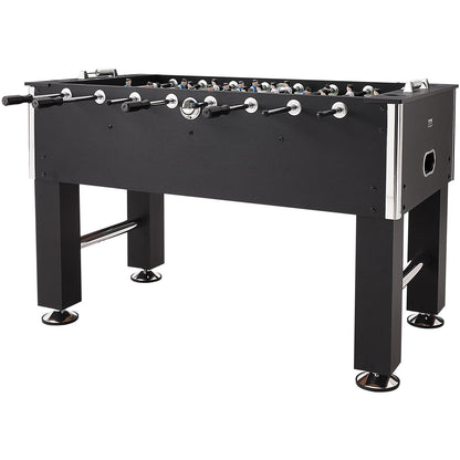 Foosball Table, 55 Inch Standard Size Foosball Table, Full Size Indoor Foosball Table for Home, Family and Game Room, Football with Foosball Table, Includes 4 Balls and 4 Cup Holders